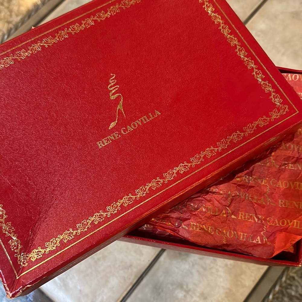Rene Caovilla shoe box!